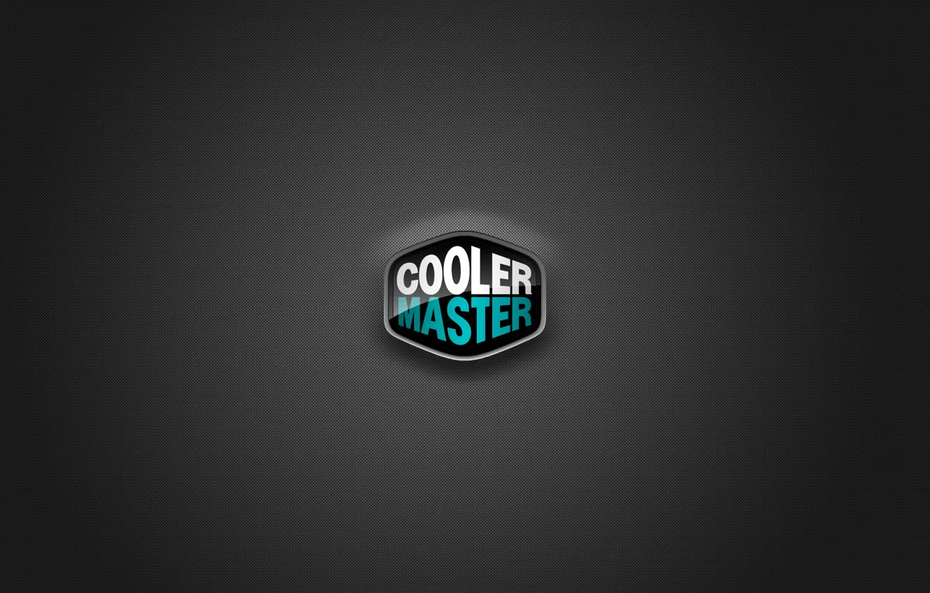 Photo wallpaper logo, blue, cooler master