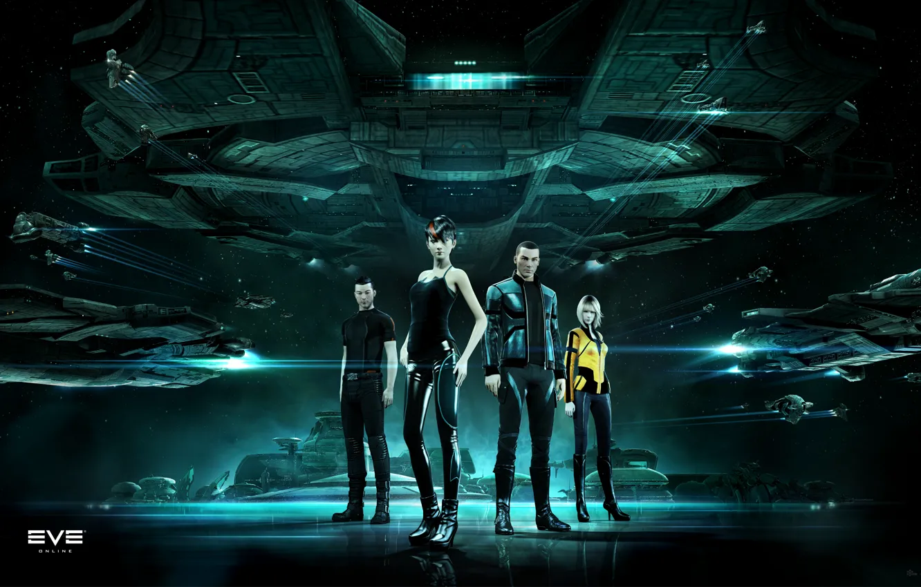 Photo wallpaper space, space, eve online, Gallente, CCP Games, New Eden