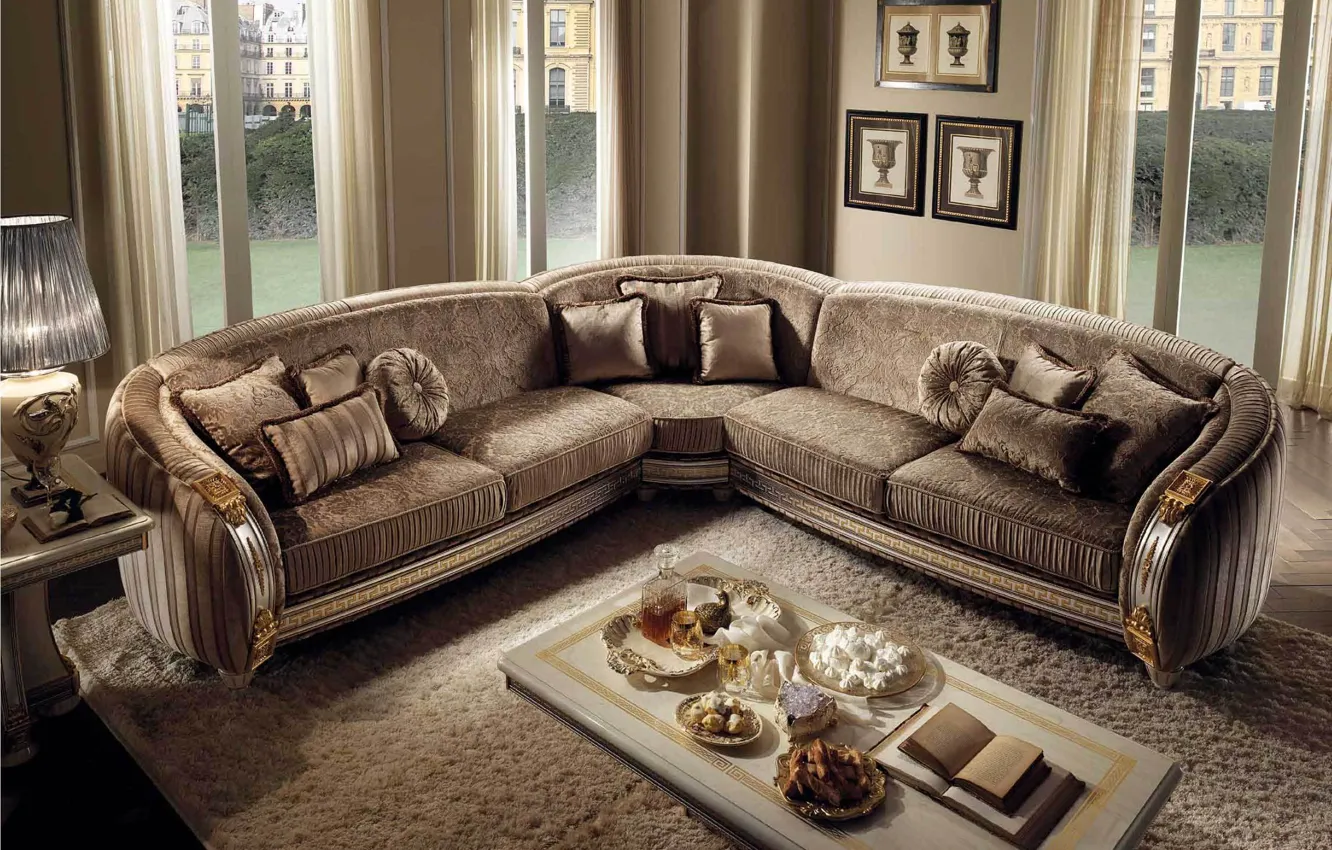 Photo wallpaper design, style, room, interior, living room