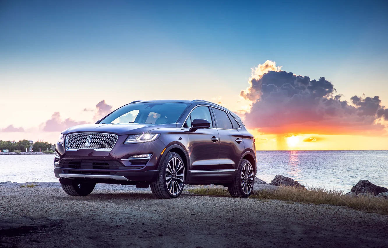 Photo wallpaper auto, Lincoln, sunset, Lincoln MKC