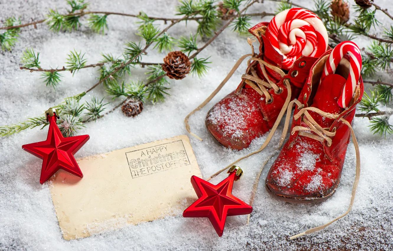 Photo wallpaper balls, decoration, holiday, new year, Christmas, Christmas, New Year