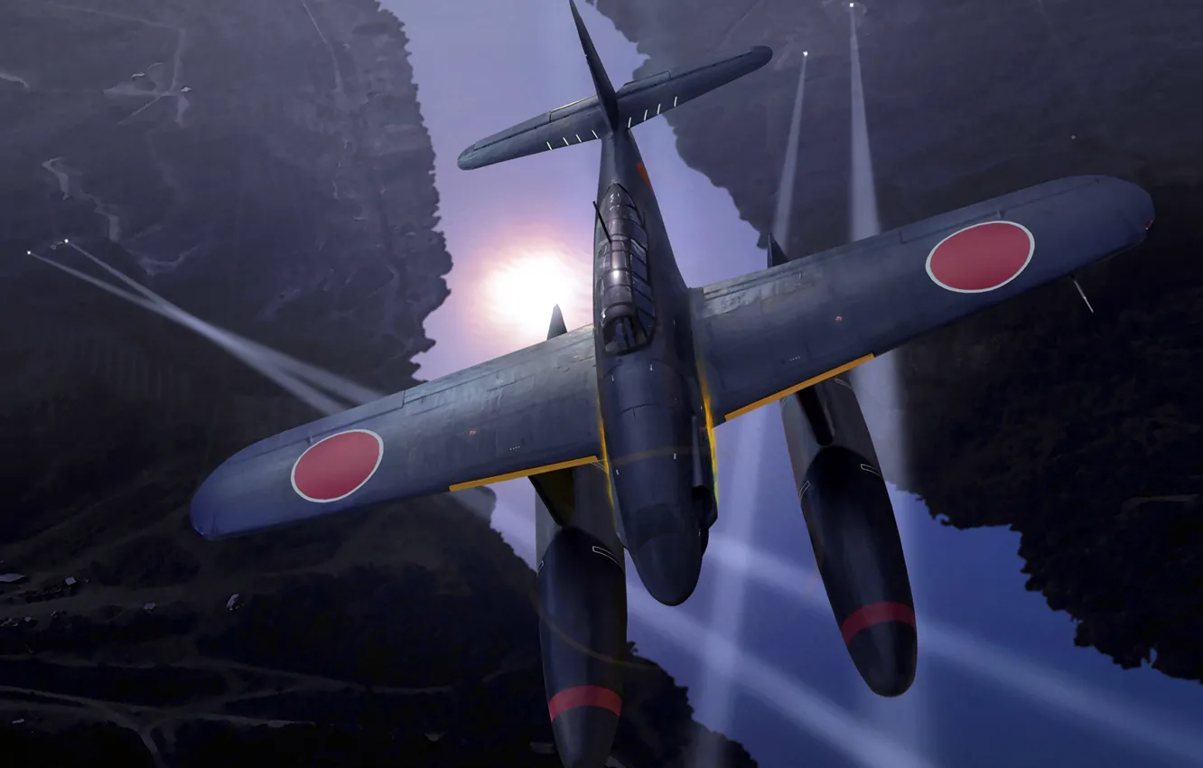 Photo wallpaper figure, art, Aichi, bomber-torpedo, The Imperial Japanese Navy, M6A, Japanese seaplane, Seiran