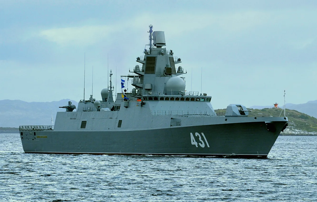 Photo wallpaper frigate, Admiral Kasatonov, the project 22350