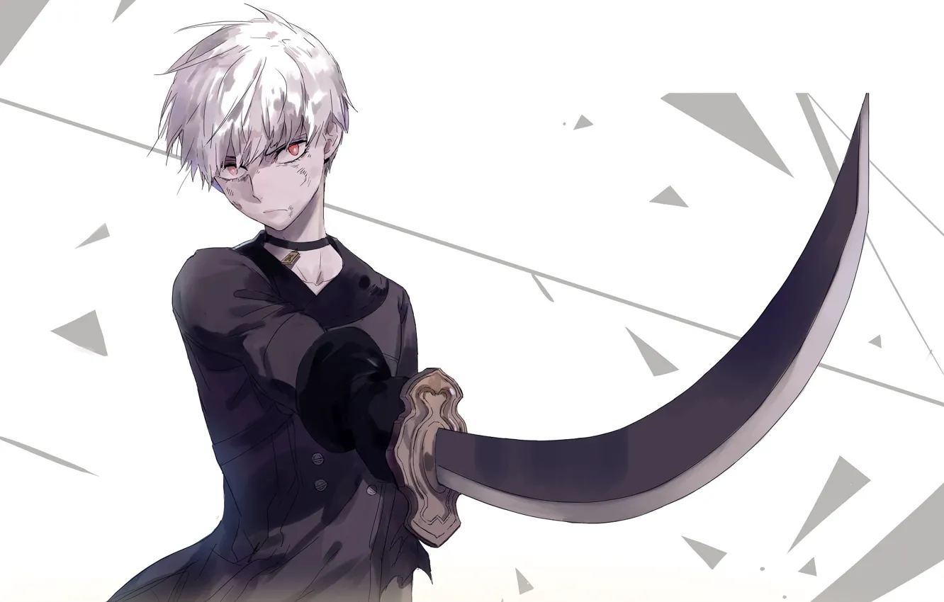 Photo wallpaper sword, boy, Nier Automata, YoRHa No 9 Type S