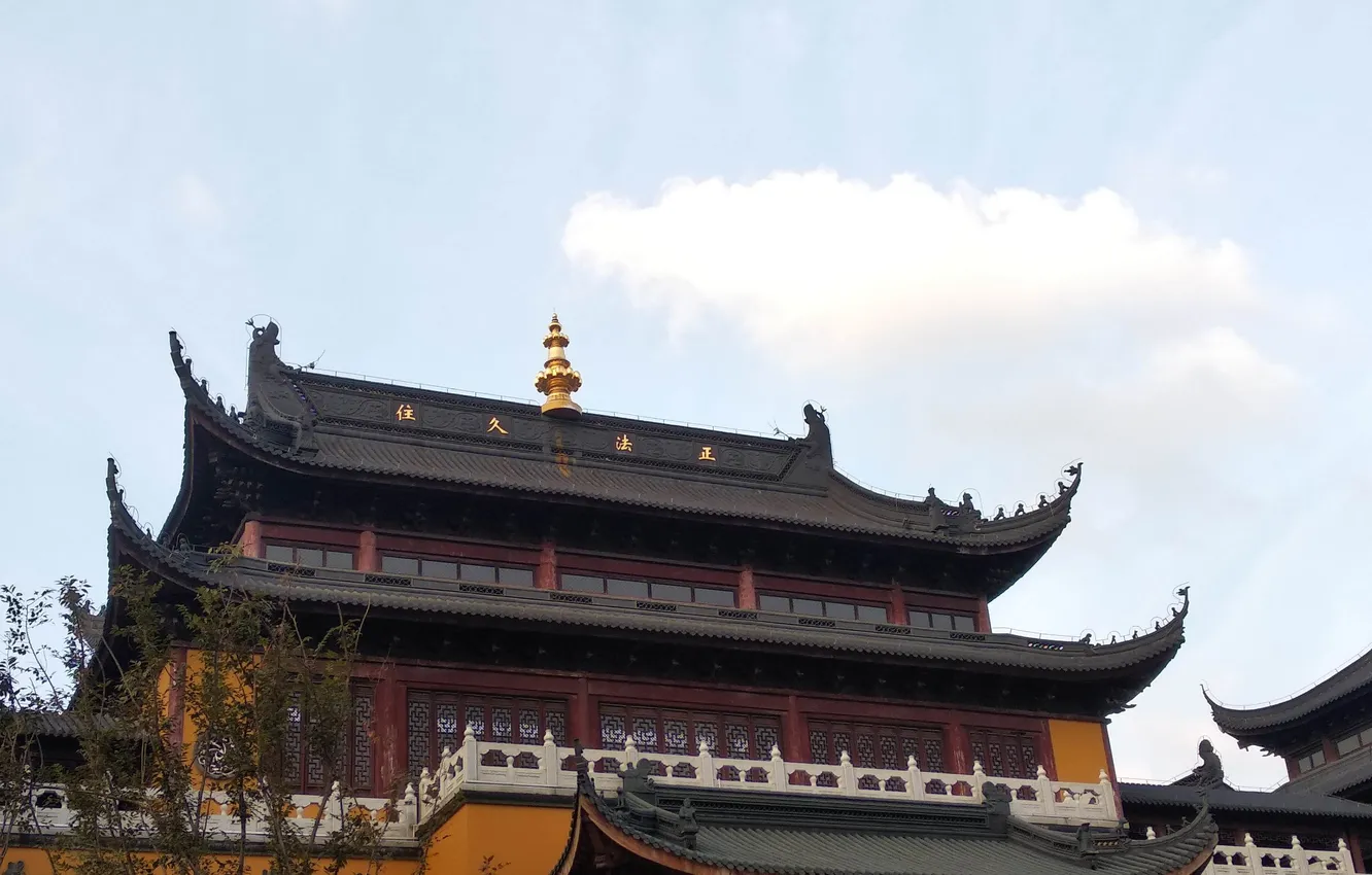 Photo wallpaper holiday, temple, eave