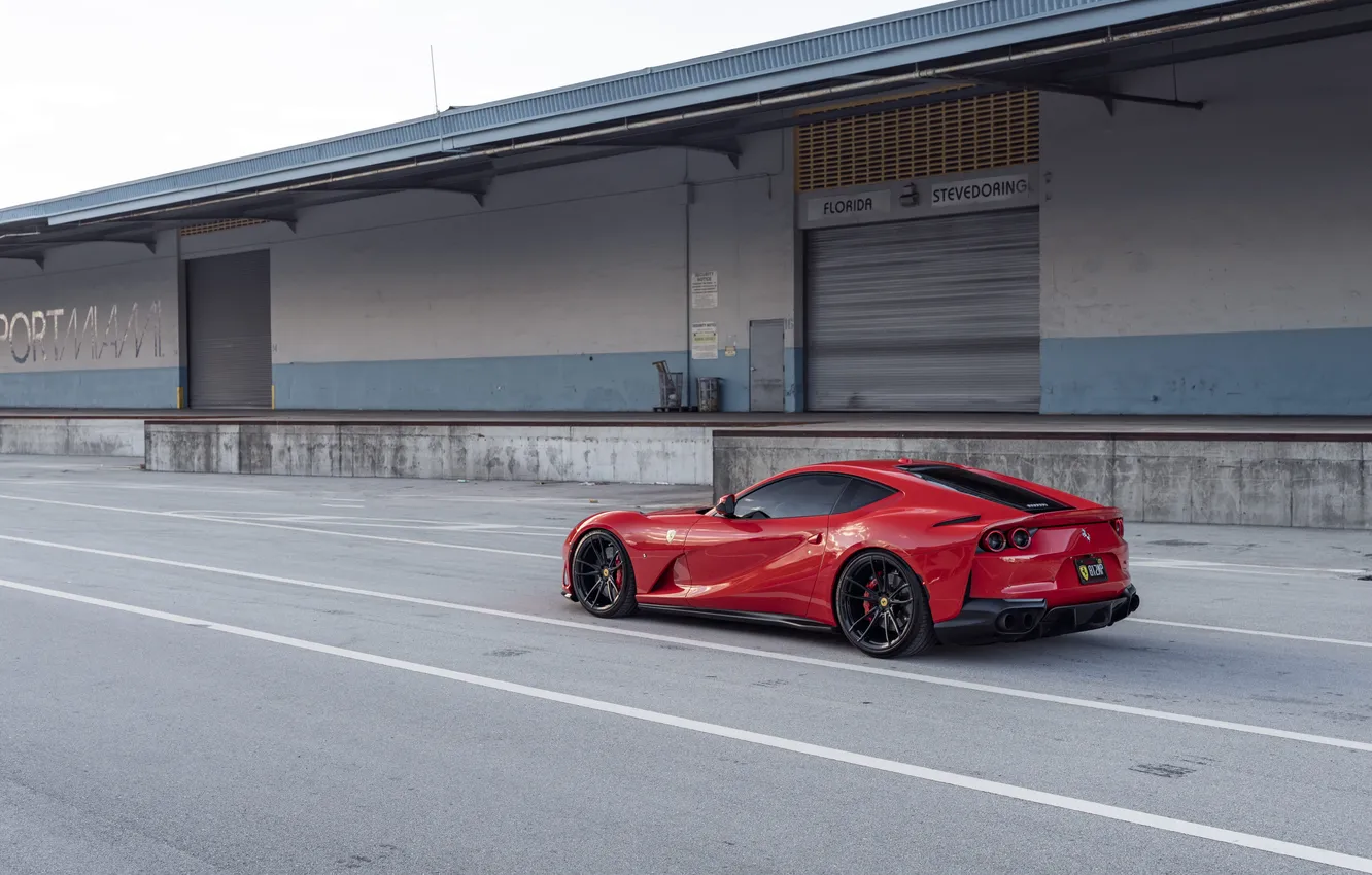Photo wallpaper car, wallpaper, Ferrari, Supercar, Superfast, 812