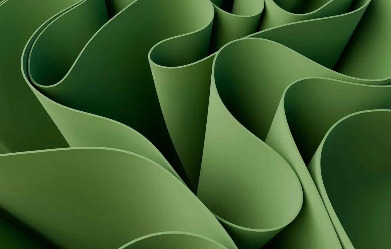 Photo wallpaper abstraction, paper, folds, 3d art