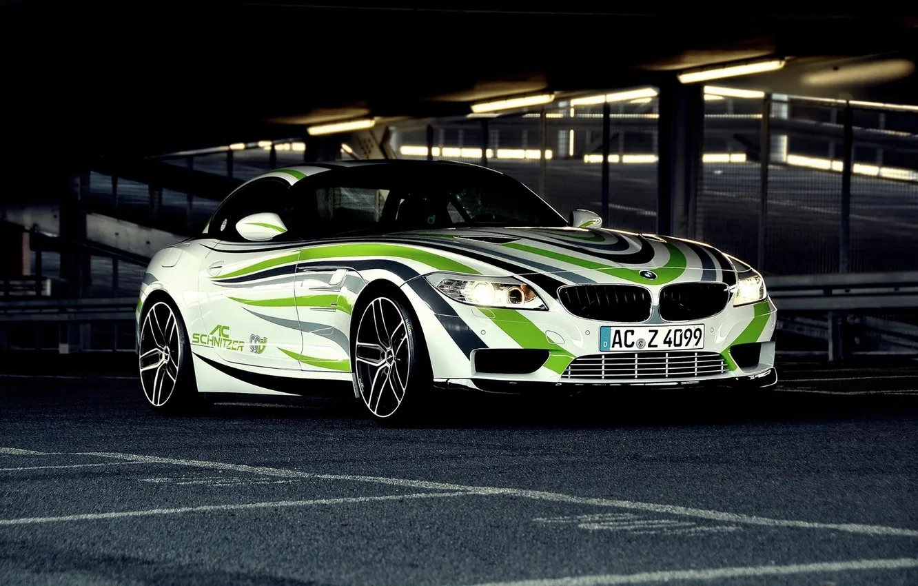 Photo wallpaper road, garage, BMW, schnitzer99D