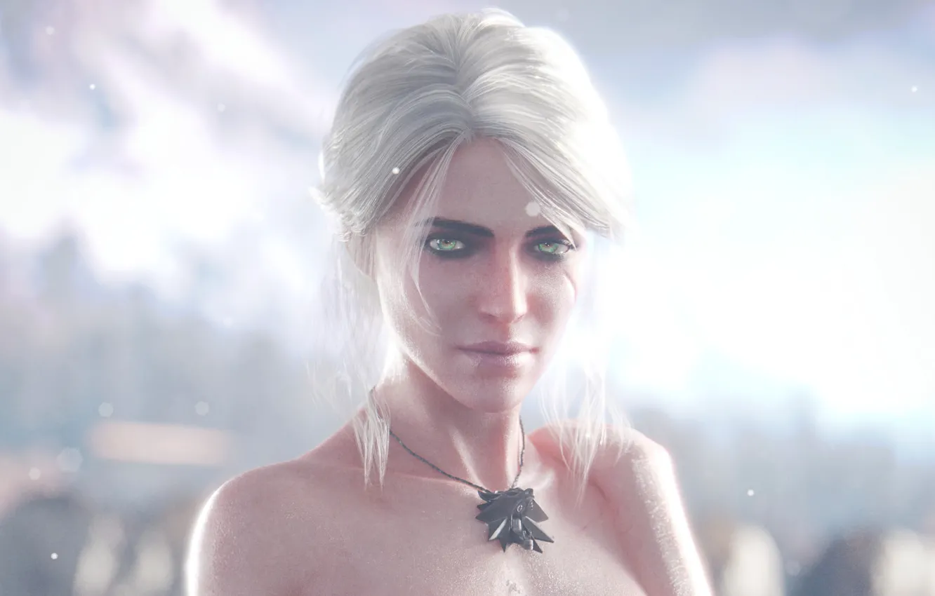 Photo wallpaper girl, The Witcher, art, Ciri