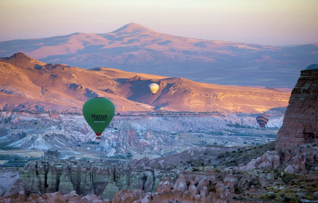 Photo wallpaper Sport, Cappadocia, travel, Hot ballons