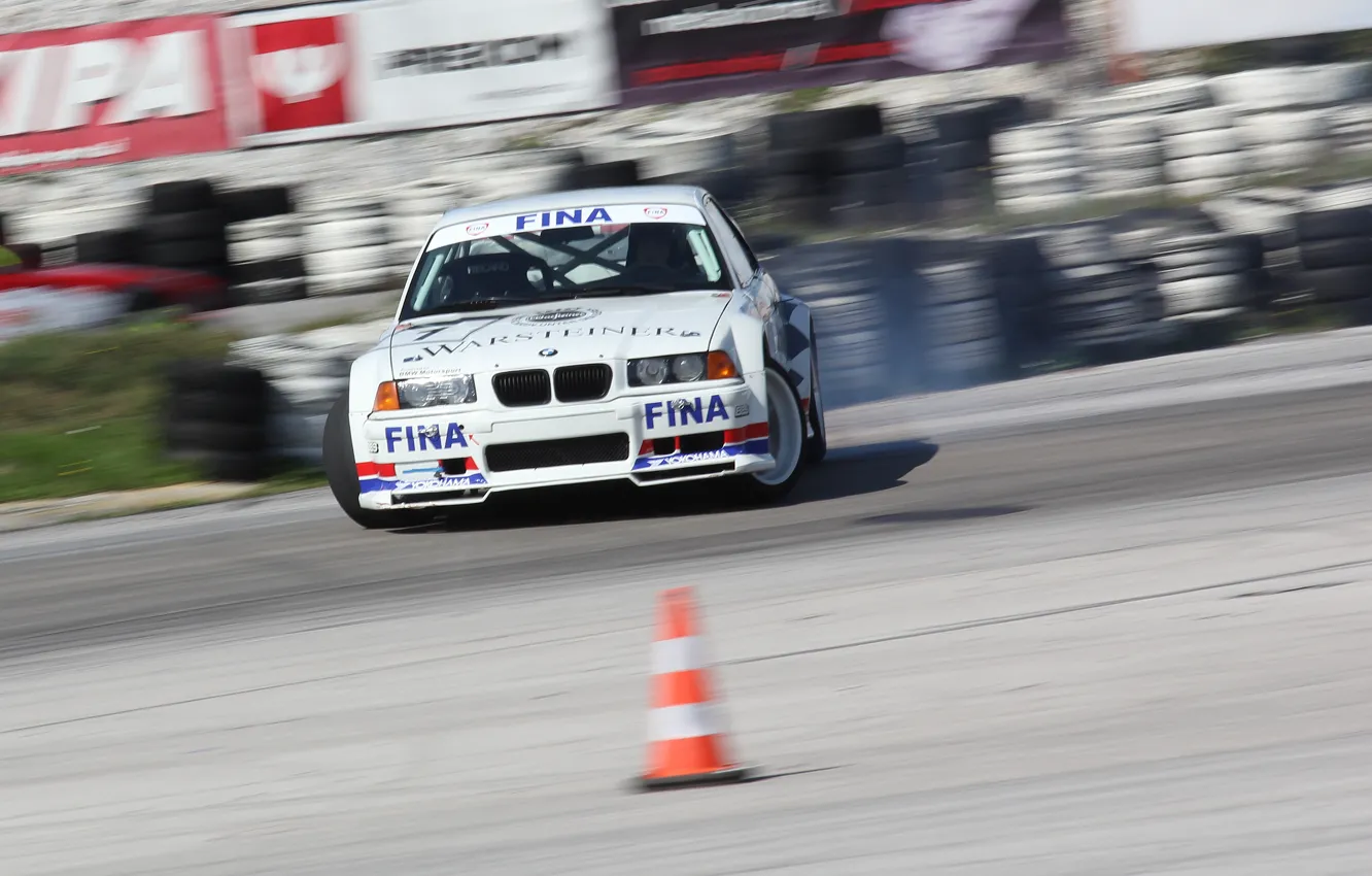 Photo wallpaper BMW, GTR, drift, photo, Racing, race, E36, MMaglica photo