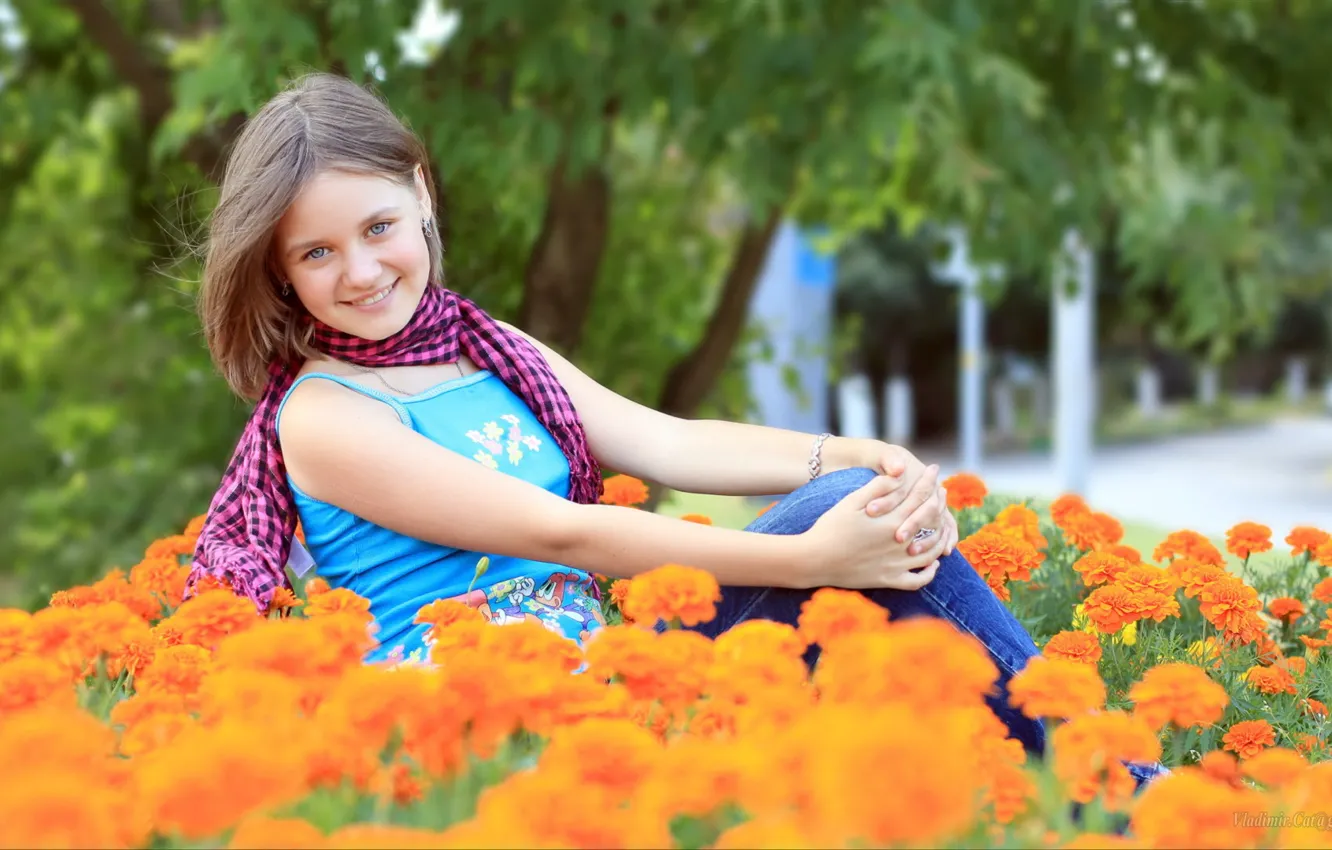 Photo wallpaper summer, mood, girl