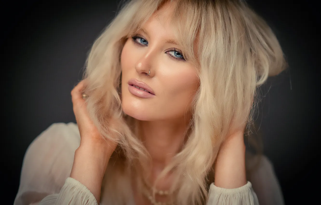 Photo wallpaper blonde, portrait, Simon Clubb, Gently