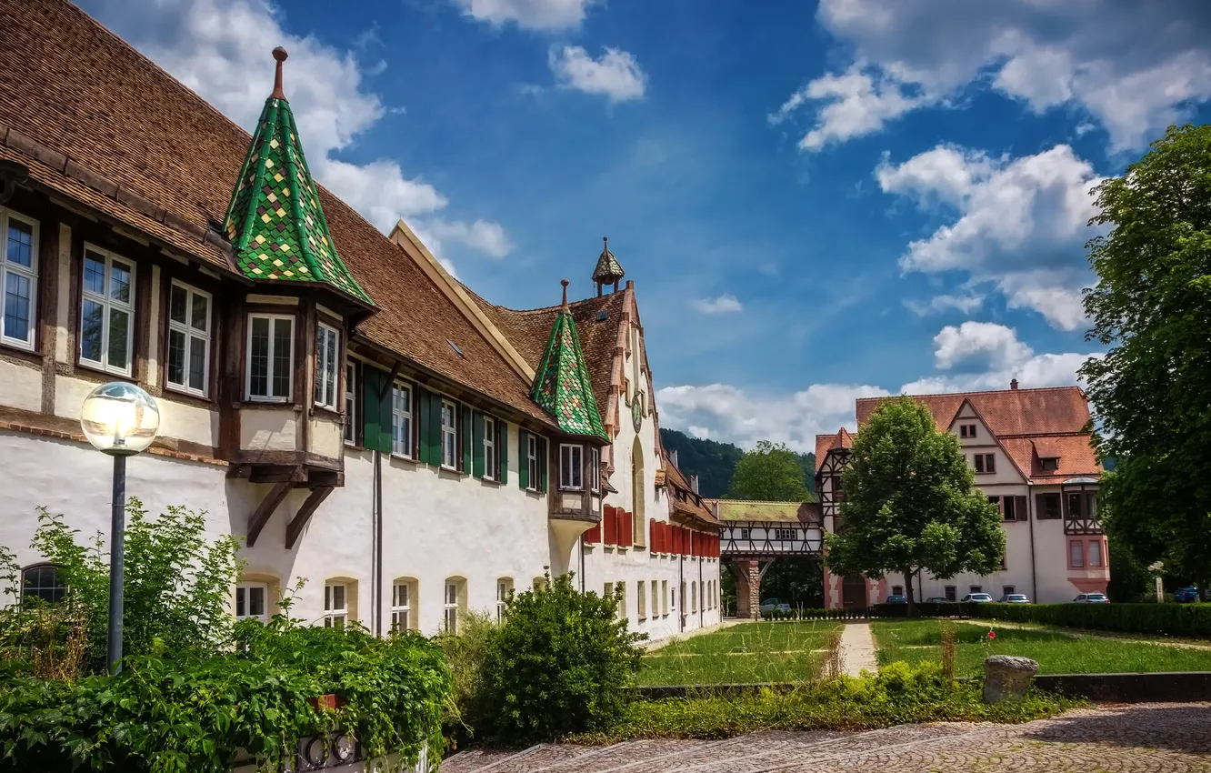 Photo wallpaper home, Germany, temple, the monastery, Blaubeuren Monastery