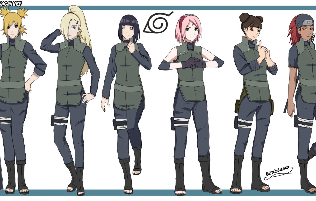 Photo wallpaper game, Naruto, Sakura, anime, pretty, ninja, asian, Temari