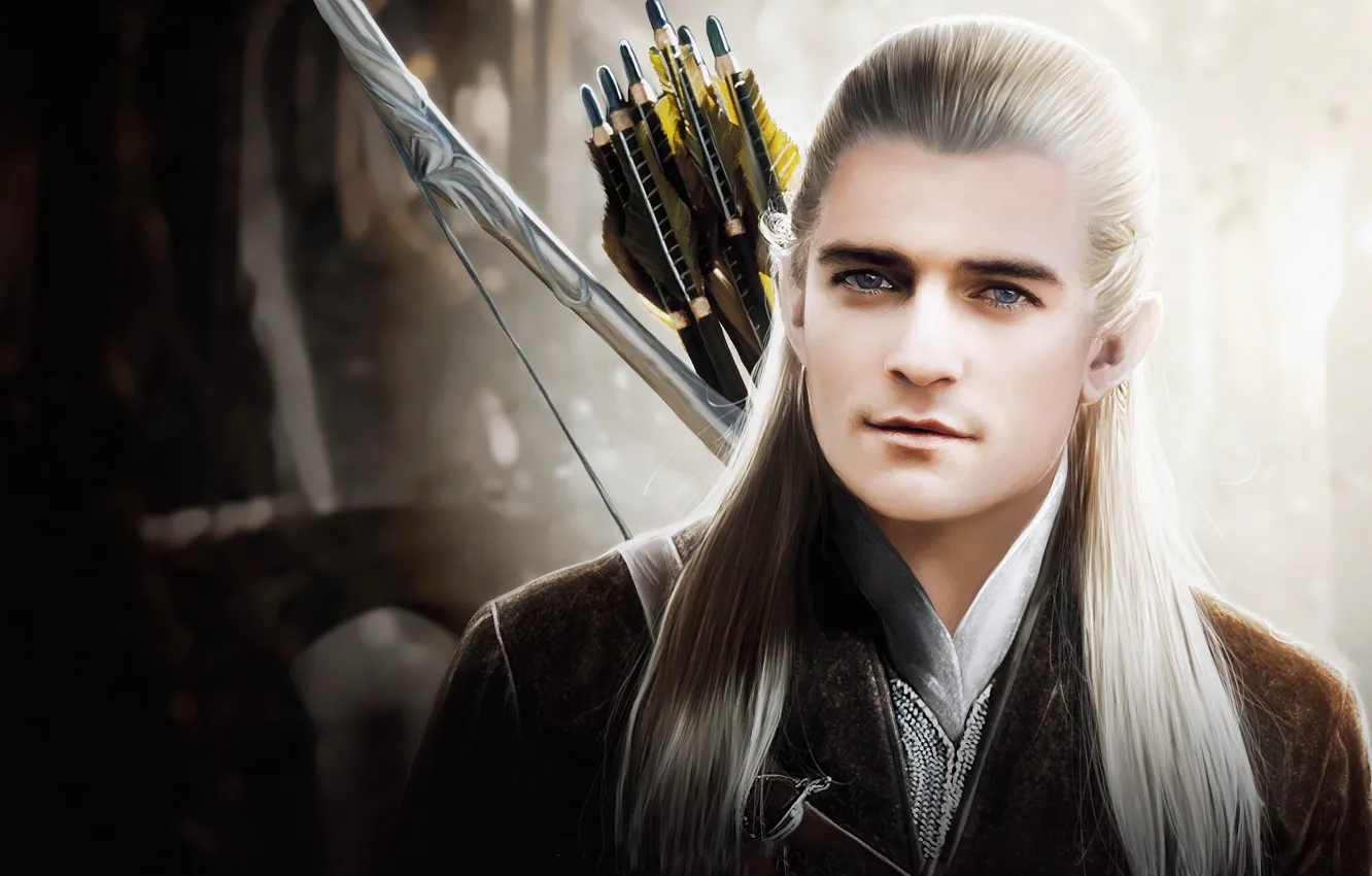 Photo wallpaper elf, The Lord Of The Rings, Orlando Bloom, The hobbit