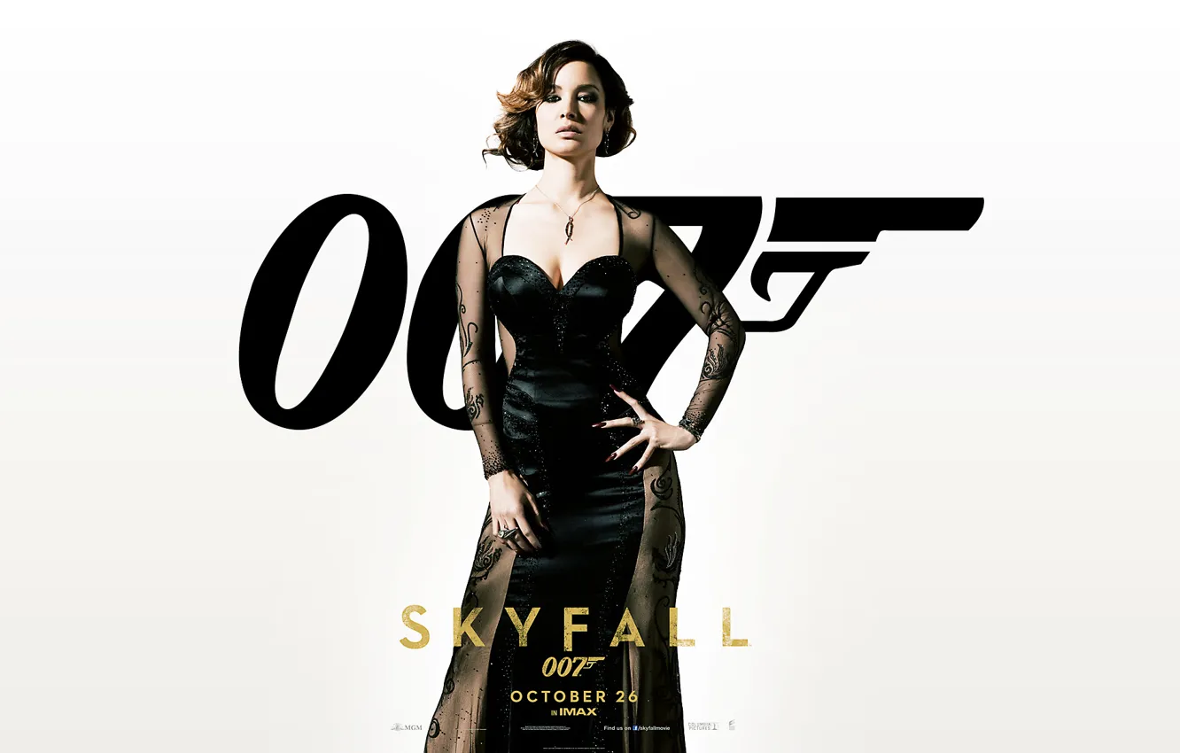 Photo wallpaper actress, Skyfall, Bérénice Marlo, 007 Coordinates "Skayfoll", Bérénice Marlohe