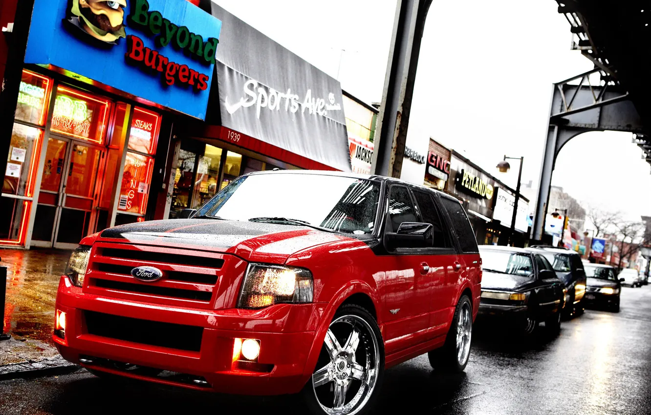 Photo wallpaper Ford, expedition, flex, funkmaster