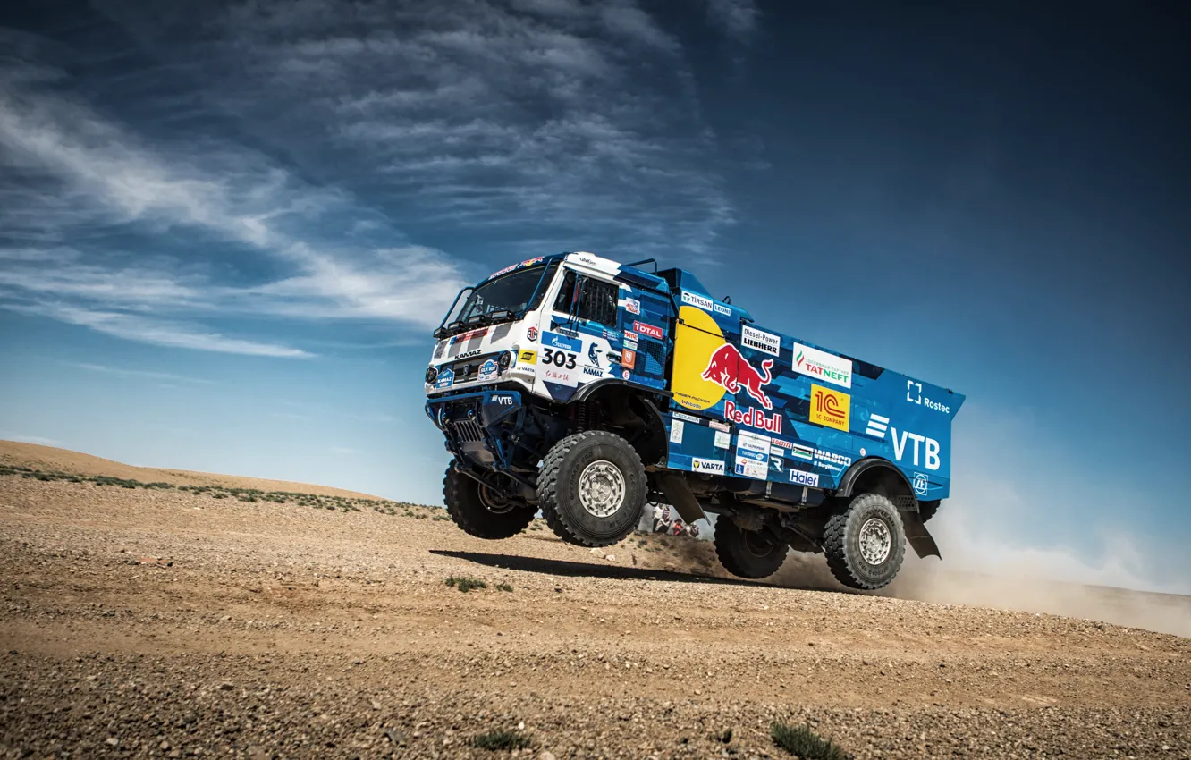 Photo wallpaper sand, machine, auto, race, sport, speed, Truck, Master