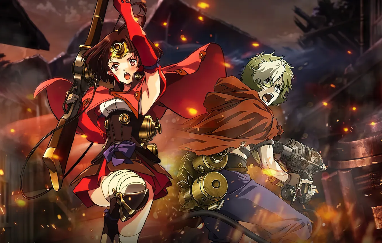 Photo wallpaper anime, art, characters, Koutetsujou no Kabaneri, Cabanero iron fortress
