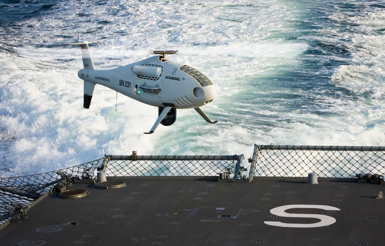 Photo wallpaper sky, sea, camera, wave, UAV, drone, kumo, unmanned aerial vehicle