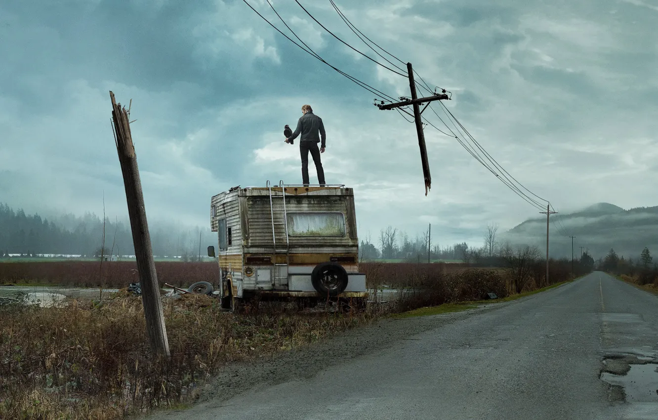 Photo wallpaper road, the sky, cross, the opposition, Stephen king, wire. power lines, the stand, Randall Flagg