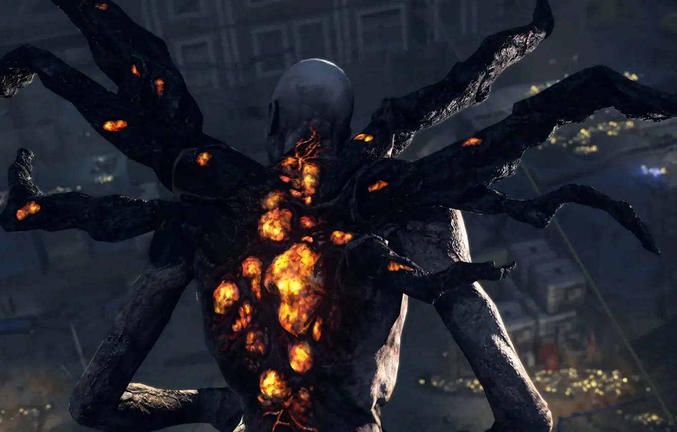 Photo wallpaper Techland, zombie apocalypse, Dying Light 2