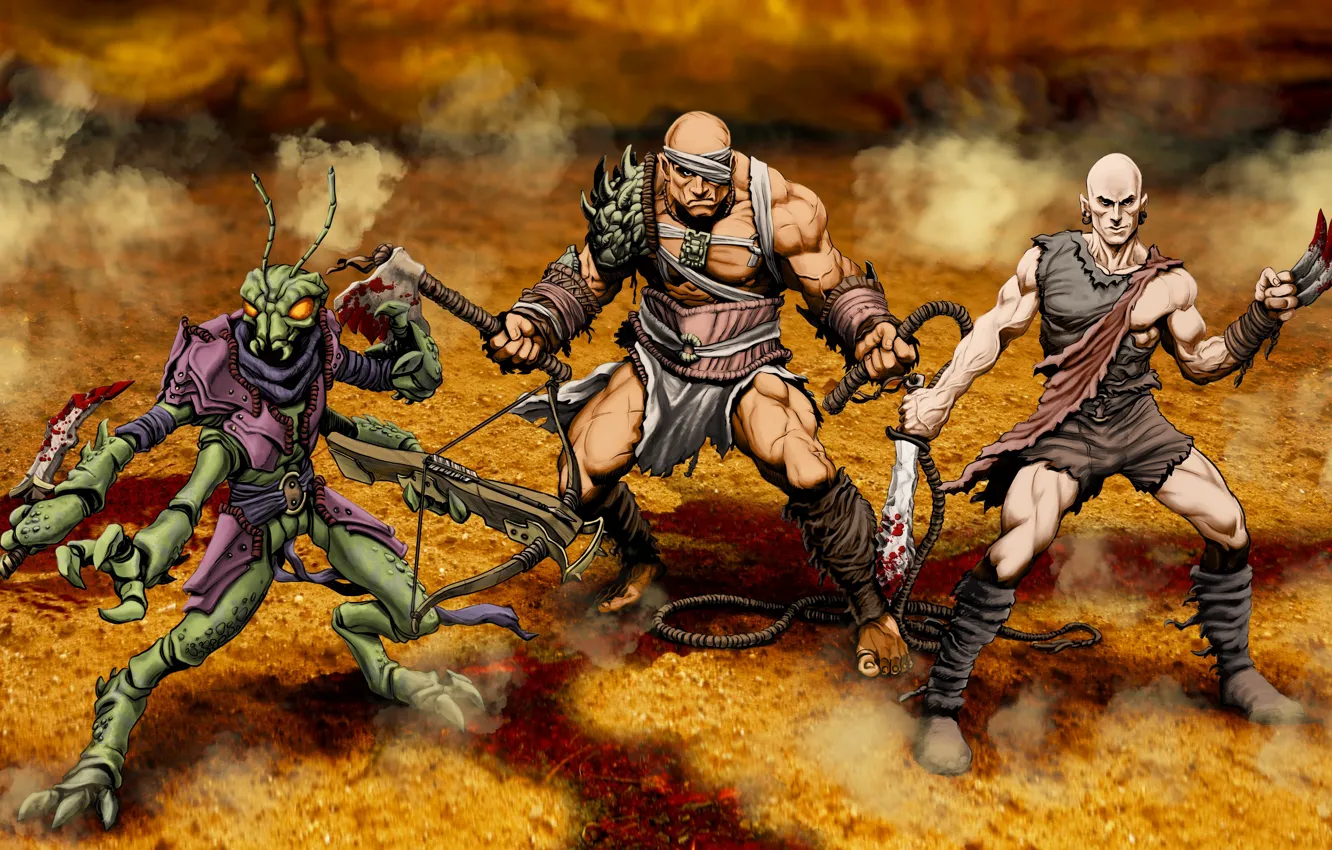 Photo wallpaper warrior, Arena of Blood, the game
