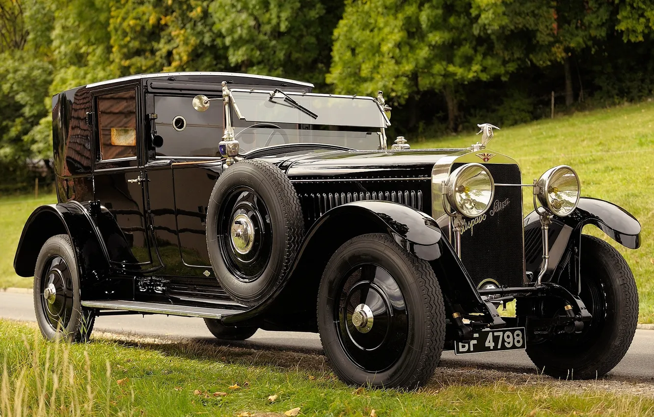 Photo wallpaper retro, car, Hispano-Suiza