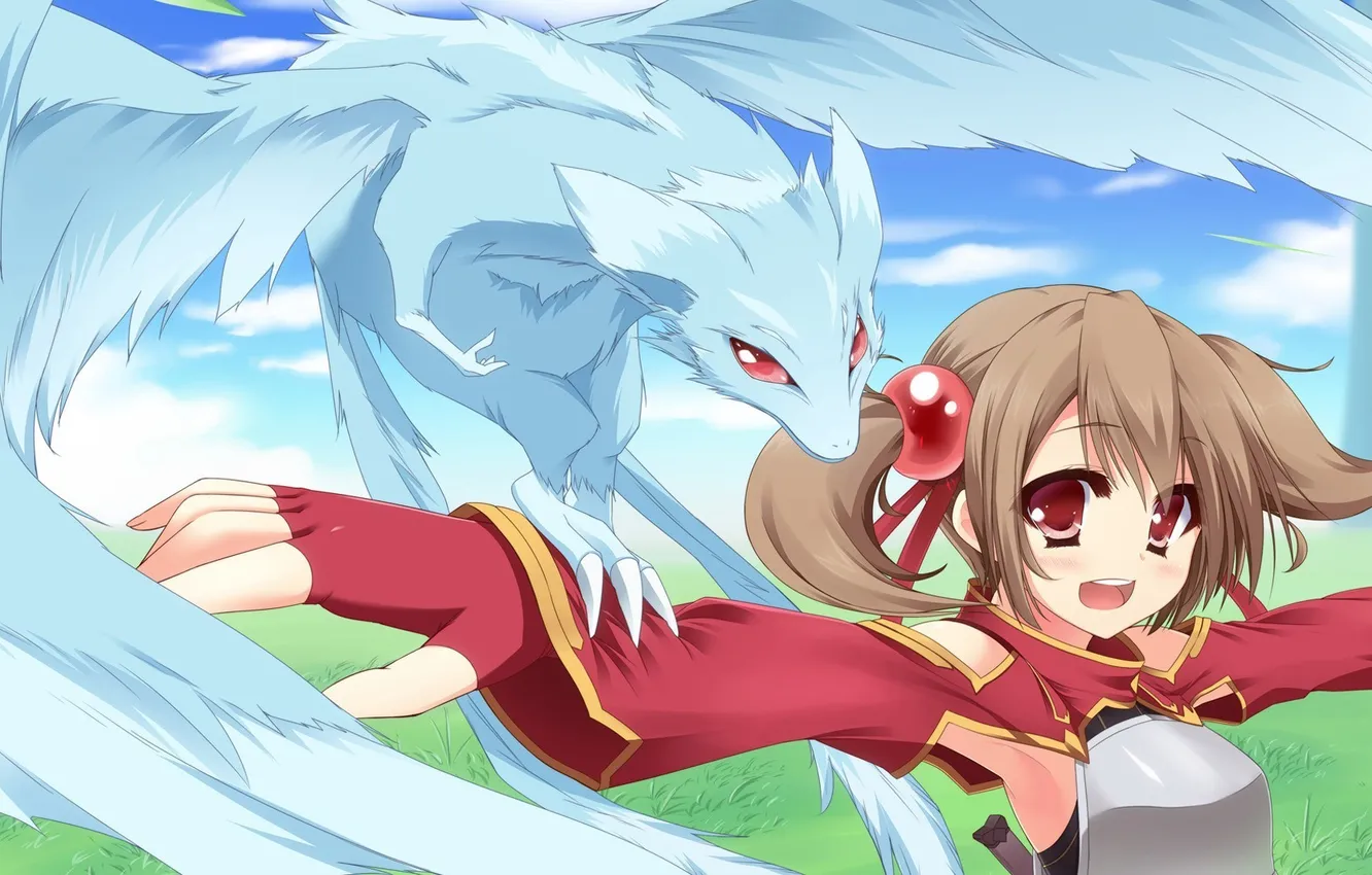 Photo wallpaper anime, art, girl, sword art online