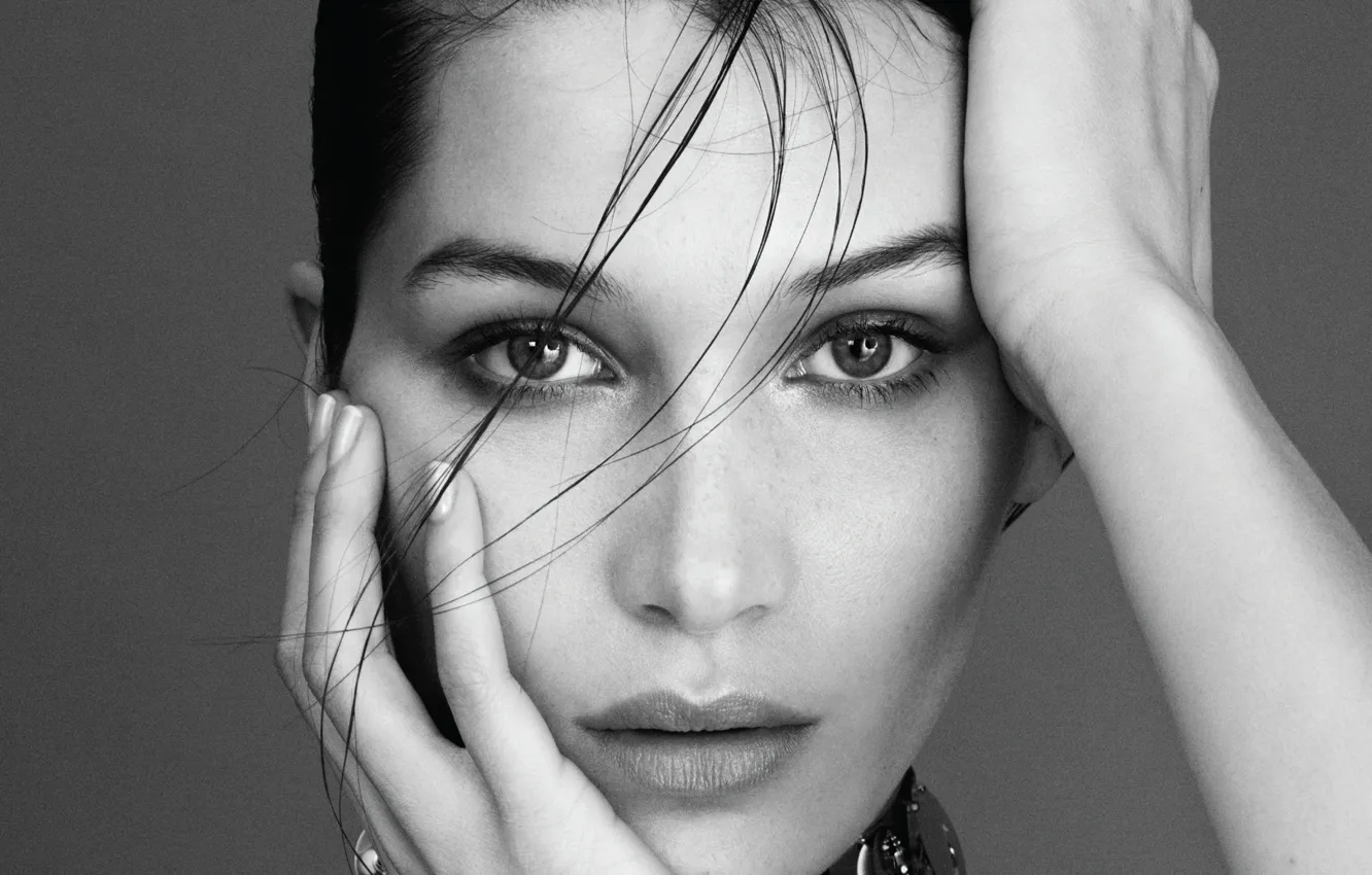 Photo wallpaper girl, portrait, Bella Hadid