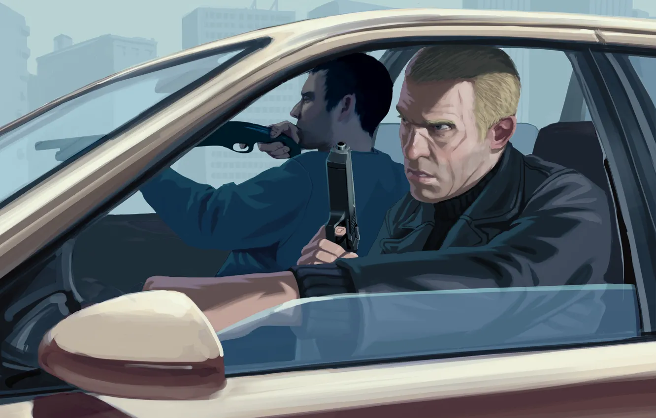 Photo wallpaper game, Rockstar, gta, Grand Theft Auto IV