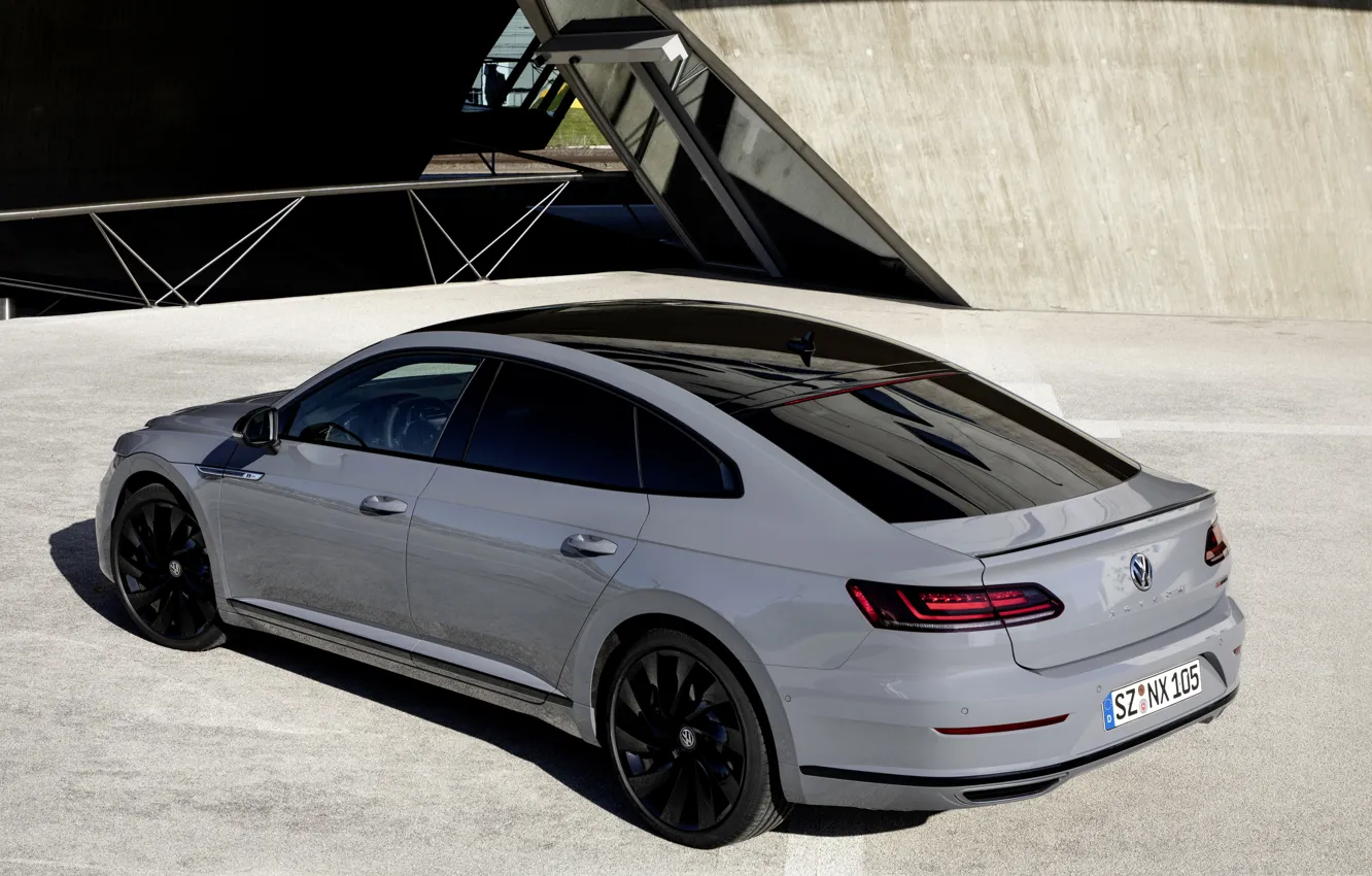 Photo wallpaper roof, grey, coupe, Volkswagen, rear view, liftback, 2020, Arteon
