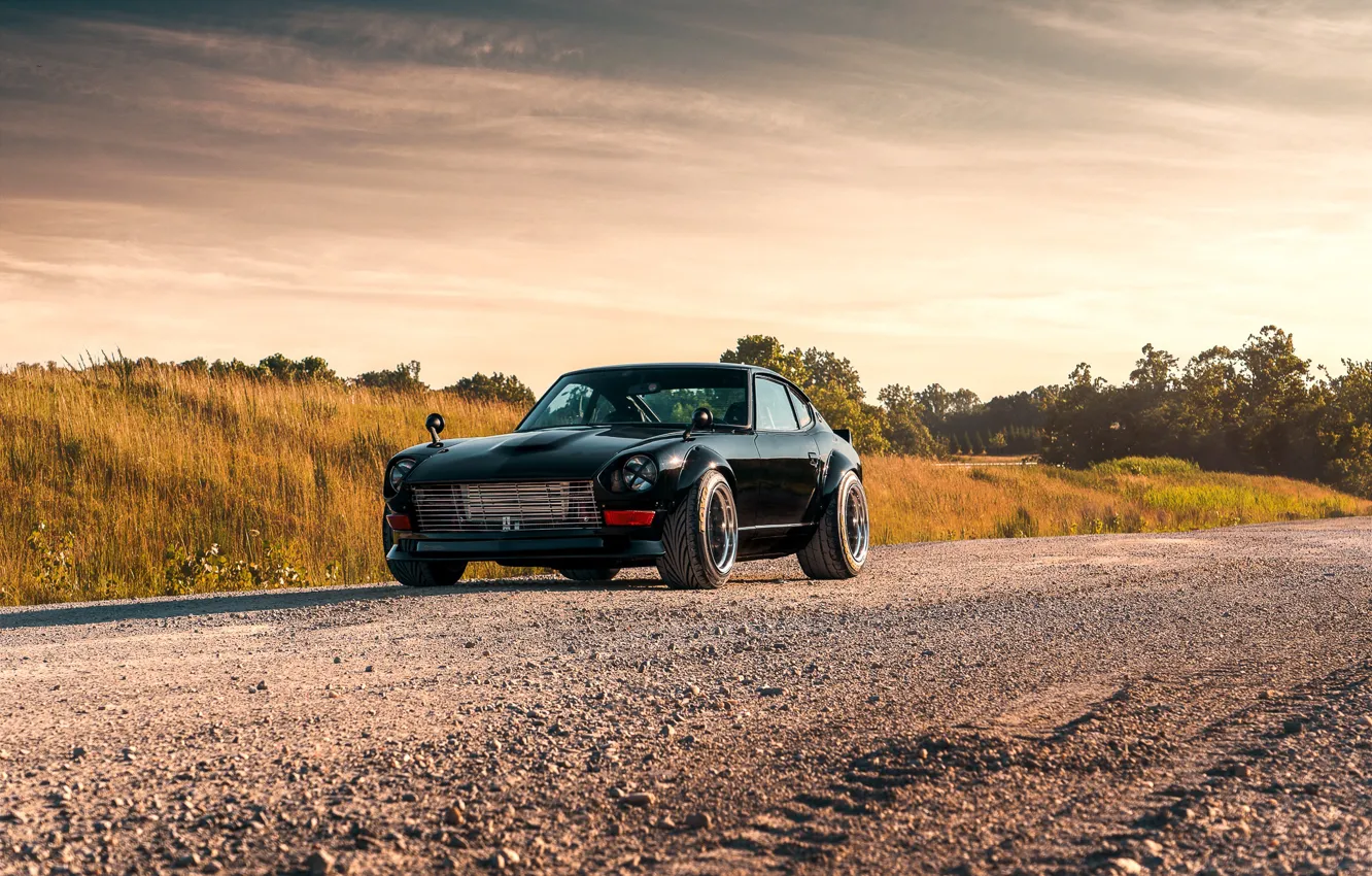 Photo wallpaper road, design, Nissan, car, datsun, 240z 6