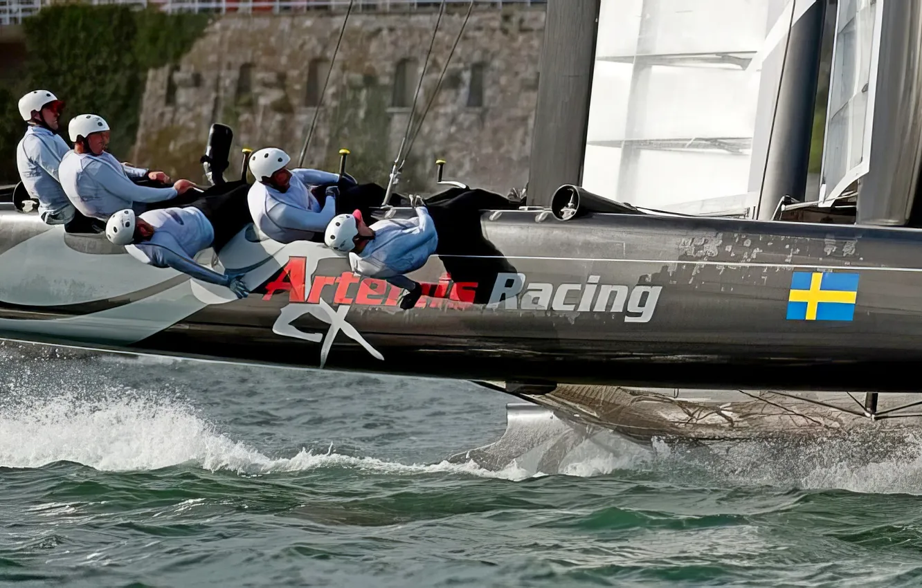 Photo wallpaper race, boat, speed