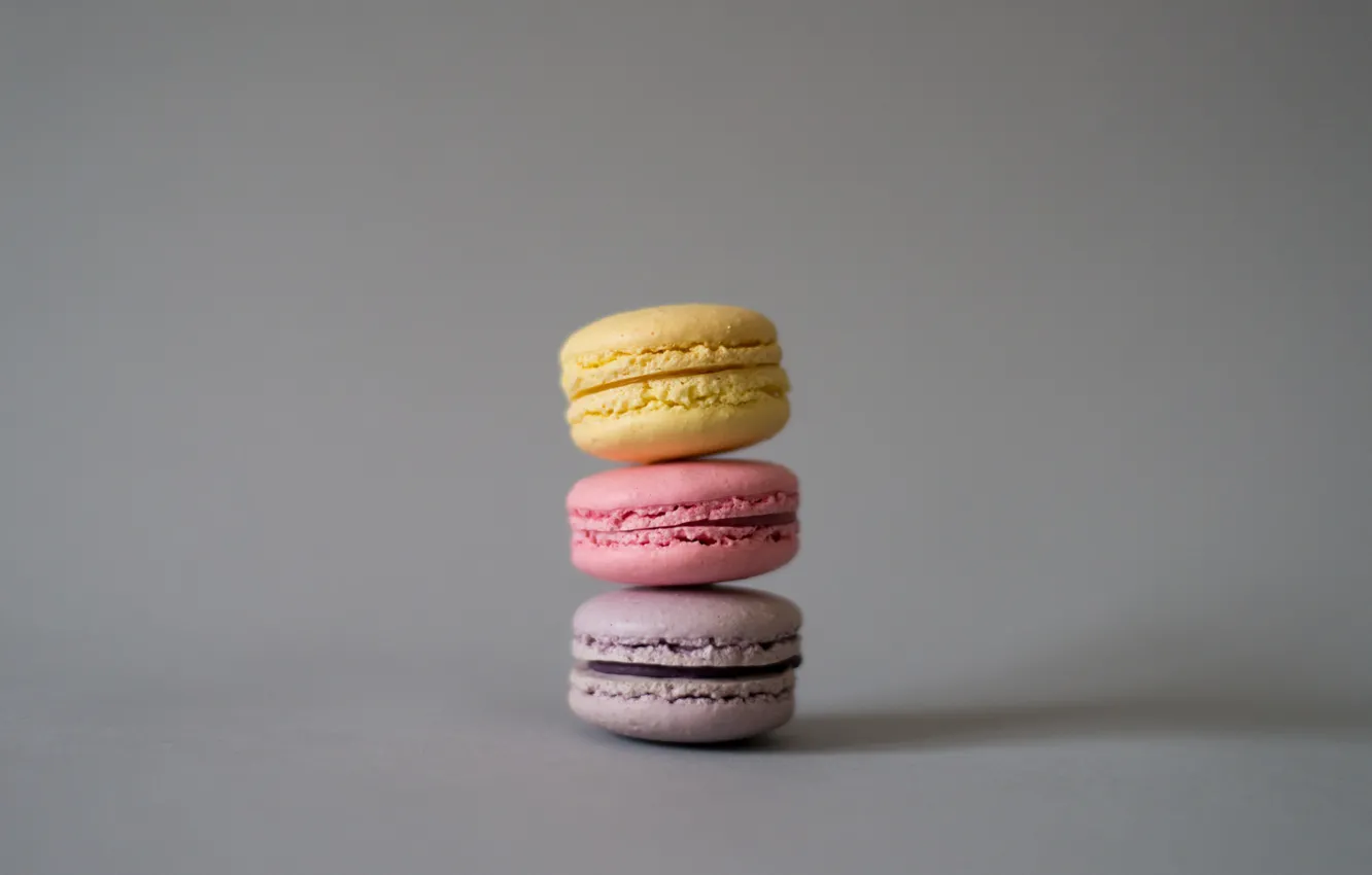 Photo wallpaper dessert, macaron, macaroon, macaroons