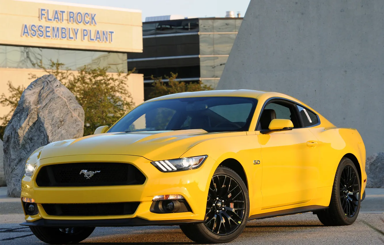 Photo wallpaper Mustang, Ford, 2015