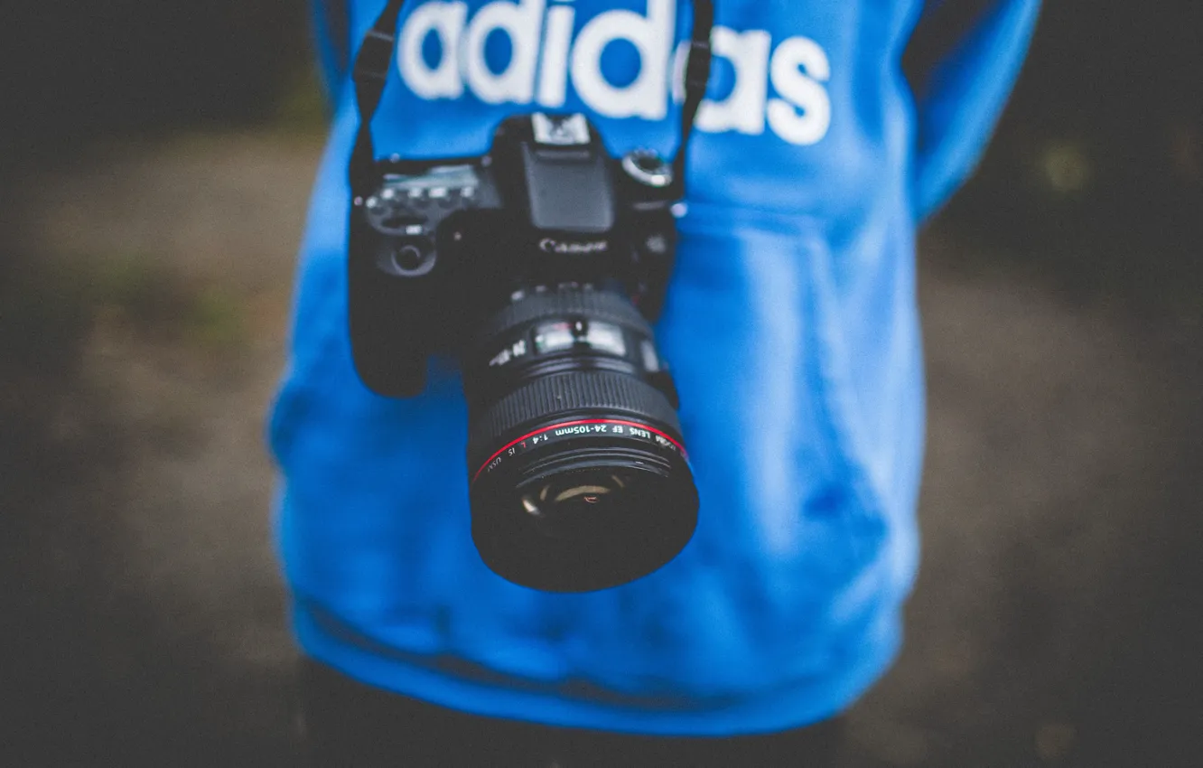 Photo wallpaper lens, Adidas, Canon, Mark 3