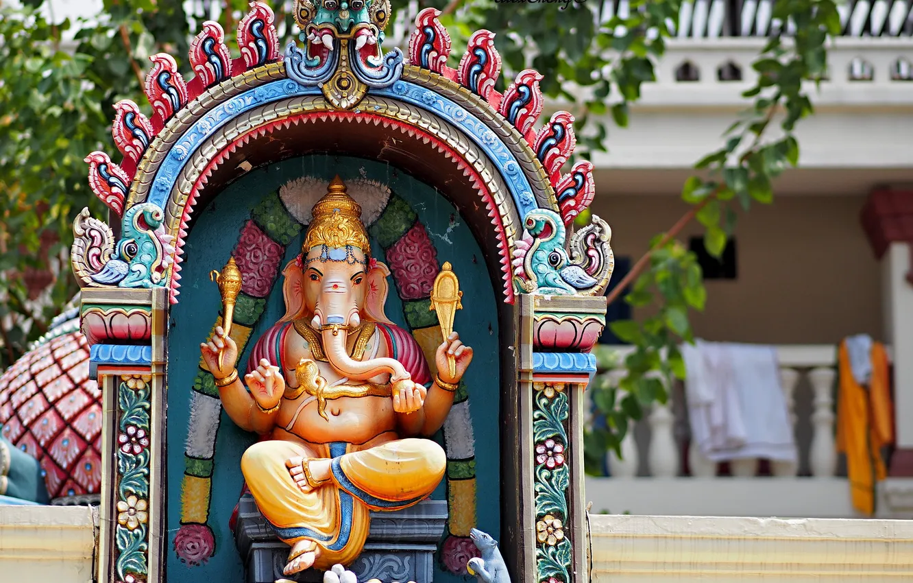 Photo wallpaper religion, deity, offering