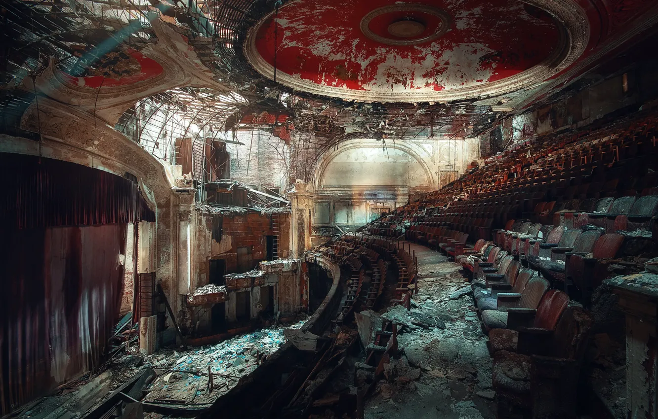 Photo wallpaper background, scene, hall