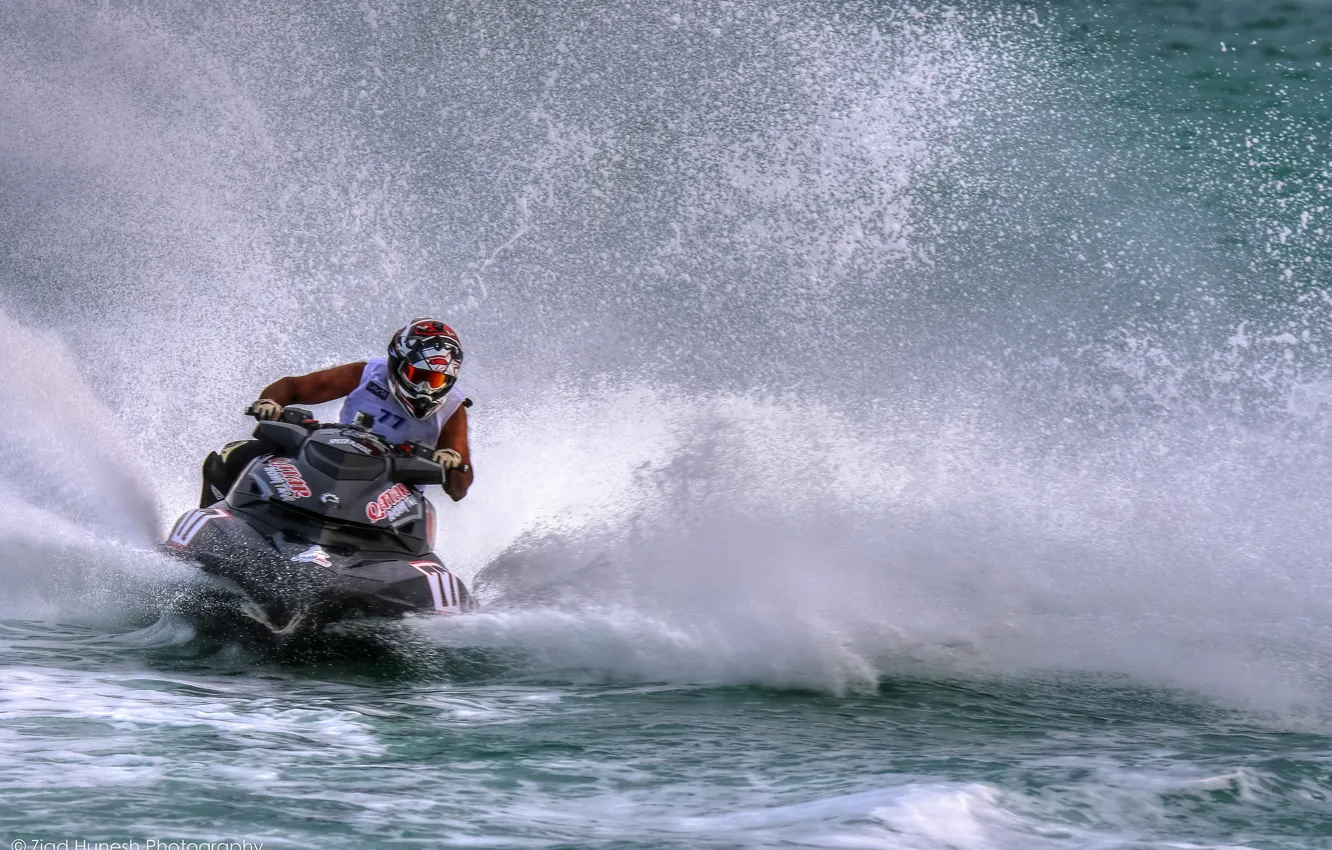 Photo wallpaper race, sport, Aqua Bike