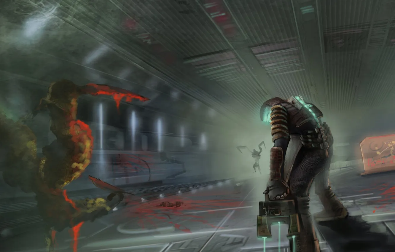 Photo wallpaper figure, art, Isaac Clarke, dead spase