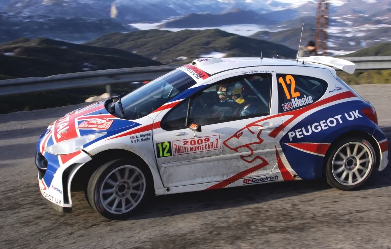 Photo wallpaper machine, auto, race, Peugeot, Peugeot, WRC, Rally, Rally