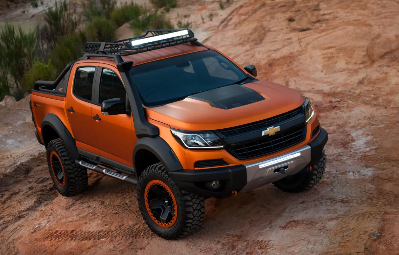 Photo wallpaper light, Chevrolet, pickup, 4x4, Colorado, Z71, 2016, Xtreme Concept