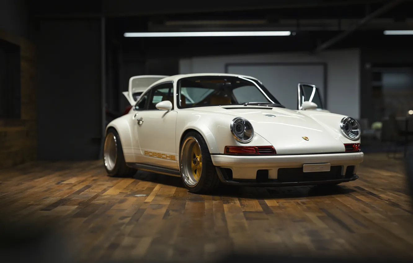 Photo wallpaper White, Custom, Sportcar, Porsche 930