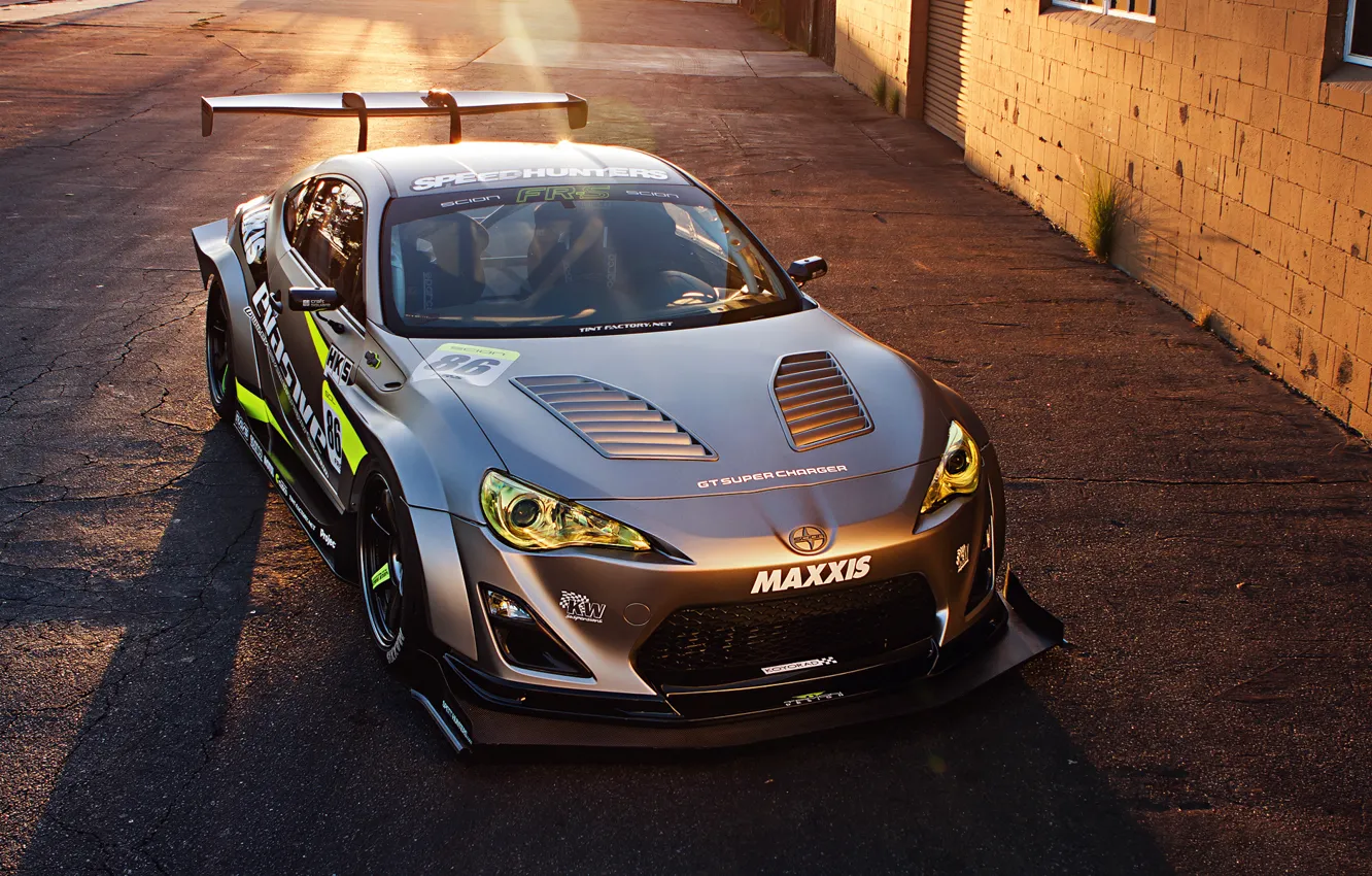 Photo wallpaper Toyota, Tuning, Performance, Sportcar, Spoiler, FR-S, Widebody Kit, Scion