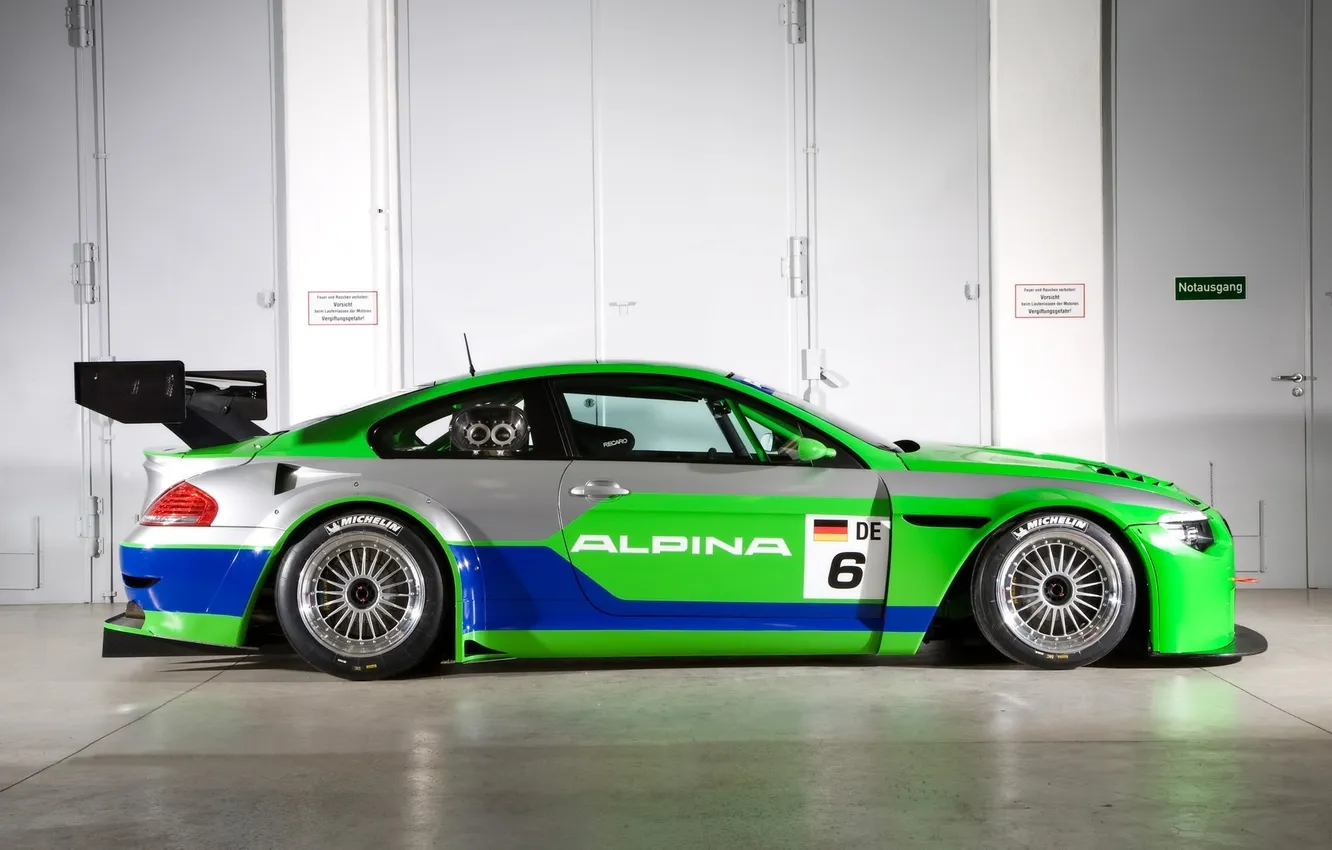 Photo wallpaper BMW, GT3, 6 Series, Cut, Alpina