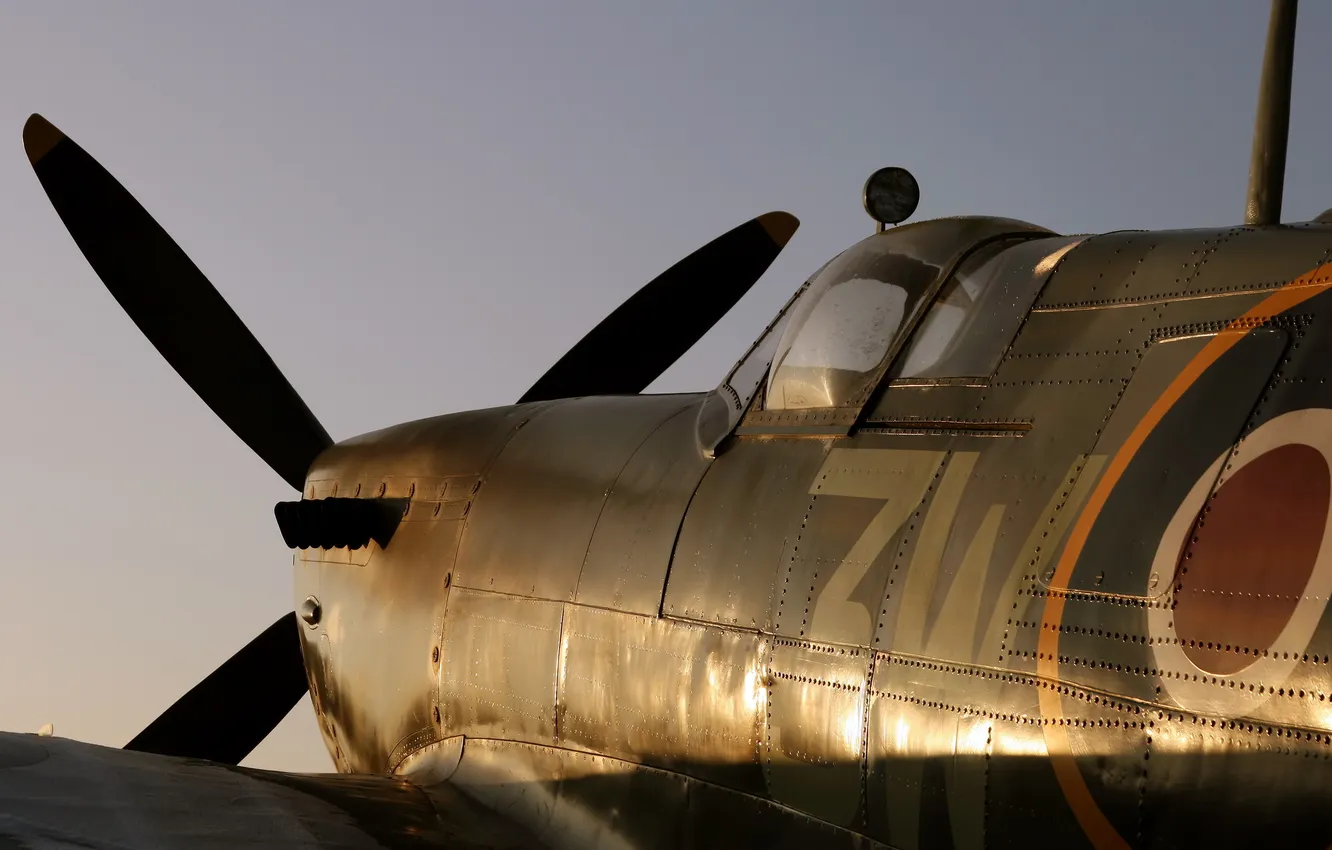 Photo wallpaper weapons, the plane, Supermarine Spitfire