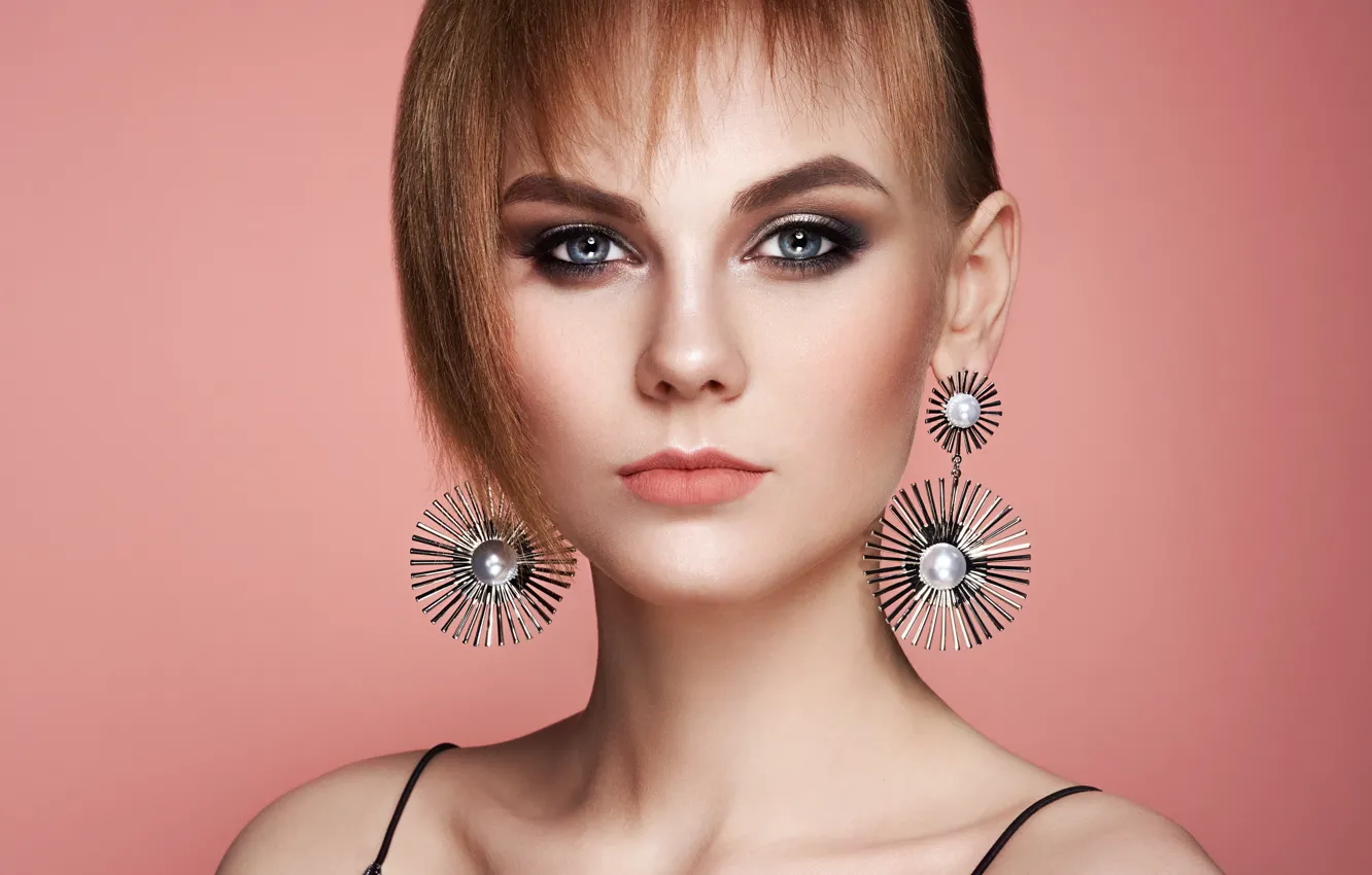 Photo wallpaper girl, style, model, haircut, makeup, hairstyle, photographer Oleg Gekman