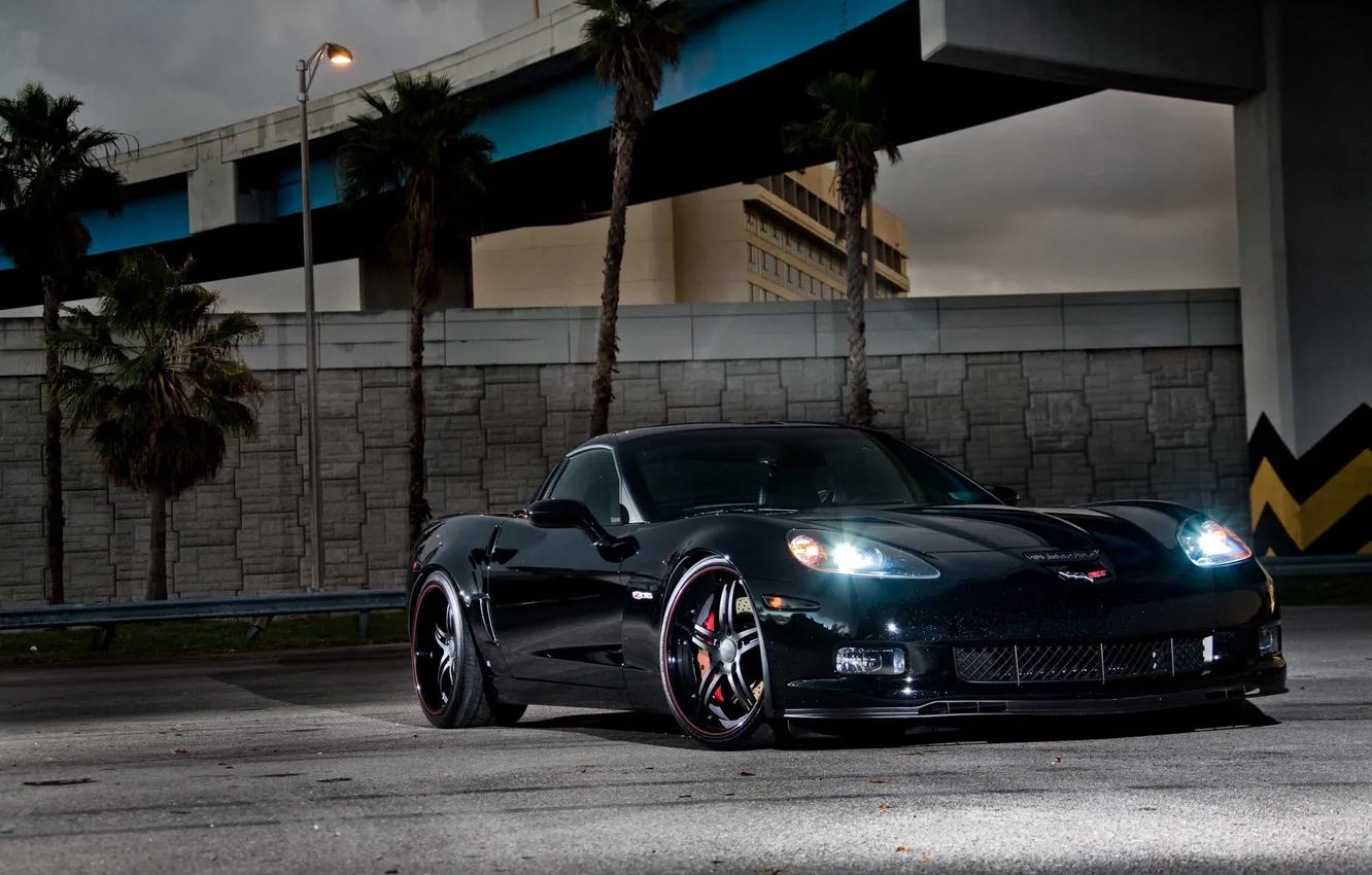 Photo wallpaper Corvette, Chevrolet, z06